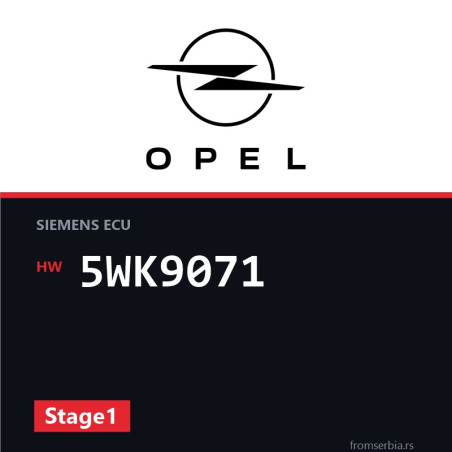 Opel Omega-B 5WK9071 Stage1 tuning file