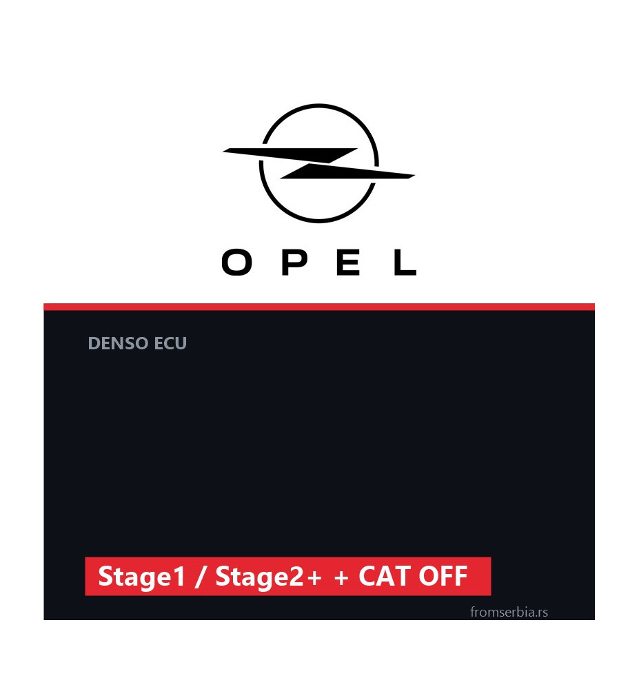 Opel Signum Stage1 / Stage2+ + CAT OFF tuning file