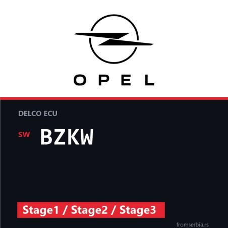 Opel Tigra BZKW Stage1 / Stage2 / Stage3 tuning file