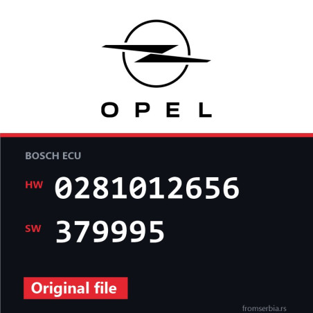 Opel Astra-H 0281012656 379995 Stage1 tuning file