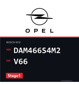 Opel Antara DAM466S4M2 V66 Stage1 tuning file