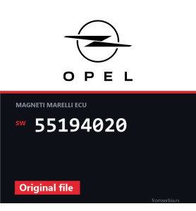 Opel Combo 55194020 original ECU file