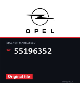 Opel Combo 55196352 original ECU file