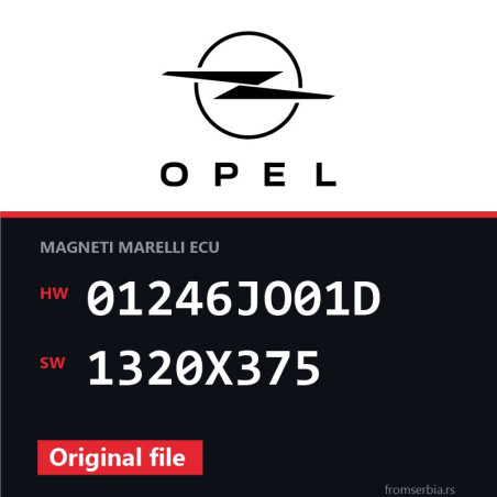 Opel Corsa 01246JO01D 1320X375 original ECU file