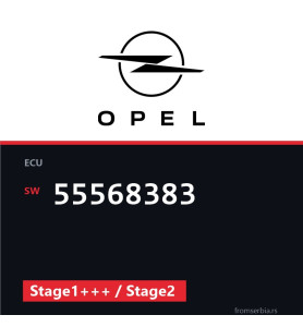 Opel 1.3 55568383 Stage1+++ / Stage2 tuning file