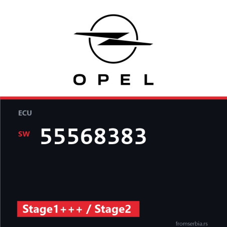 Opel 1.3 55568383 Stage1+++ / Stage2 tuning file