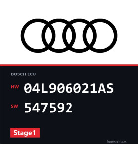 Audi A3 04L906021AS 547592 Stage1 tuning file