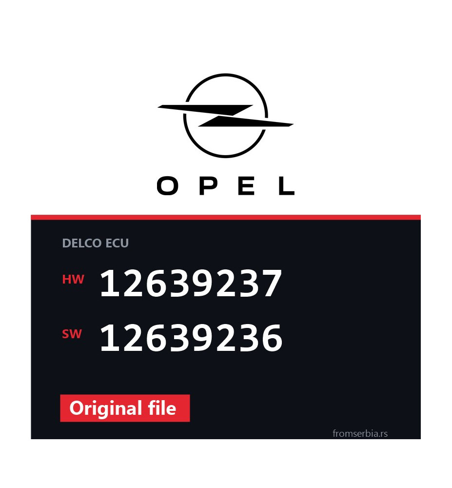 Opel Astra 12639237 12639236 Stage1+++ tuning file