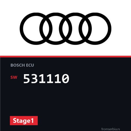Audi A3 531110 Stage1 tuning file