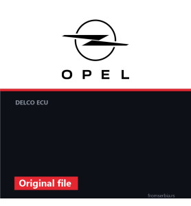 Opel Astra original ECU file