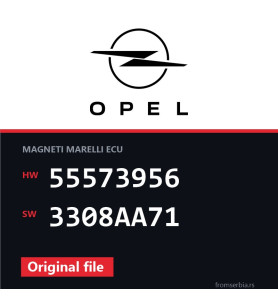 Opel Astra-H 55573956 3308AA71 original ECU file