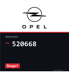 Opel Vivaro 520668 Stage1 tuning file