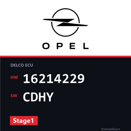 Opel Astra-F 16214229 CDHY Stage1 tuning file
