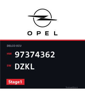 Opel Astra-G 97374362 DZKL Stage1 tuning file