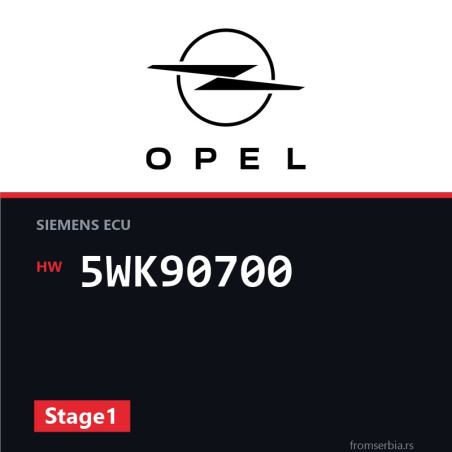 Opel Astra-G 5WK90700 Stage1 tuning file