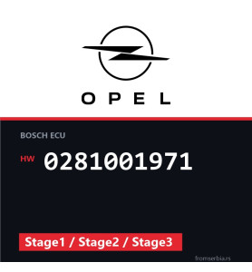 Opel Astra-G 0281001971 Stage1 / Stage2 / Stage3 tuning file