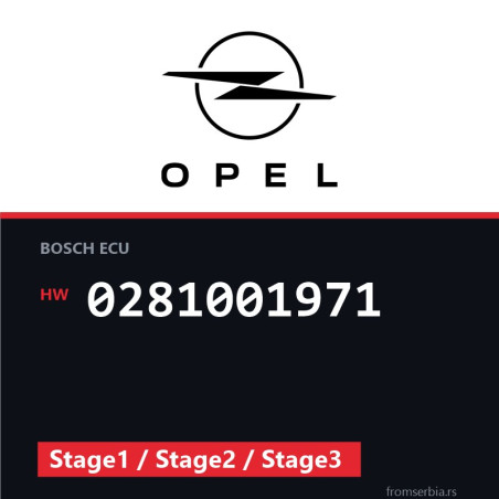 Opel Astra-G 0281001971 Stage1 / Stage2 / Stage3 tuning file