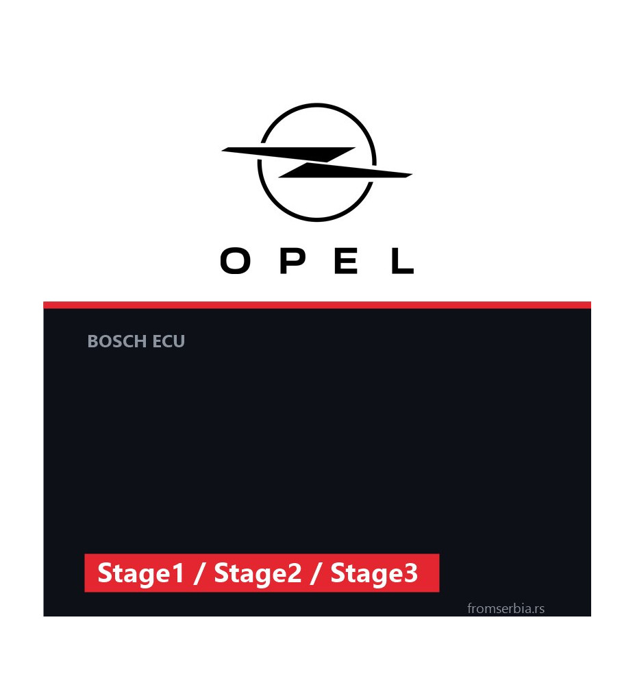 Opel Astra-H Stage1 / Stage2 / Stage3 tuning file