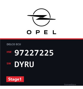 Opel Corsa-C 97227225 DYRU Stage1 tuning file