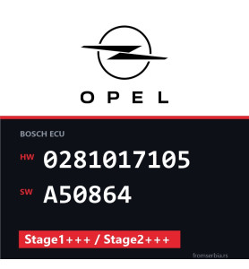 Opel Insignia 0281017105 A50864 Stage1+++ / Stage2+++ tuning file