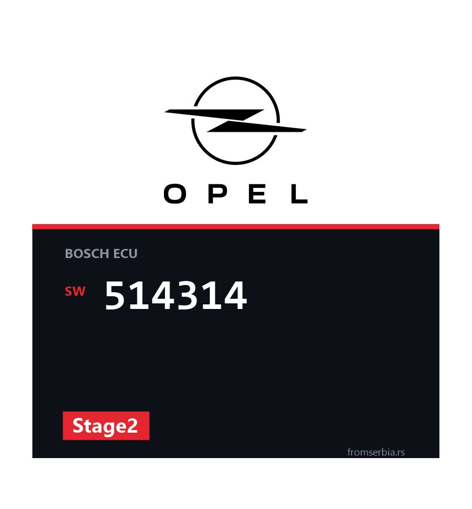 Opel Movano 514314 Stage2 tuning file