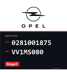 Opel Omega-B 0281001875 VV1MS080 Stage1 tuning file