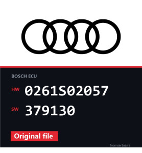 Audi A3 0261S02057 379130 original ECU file