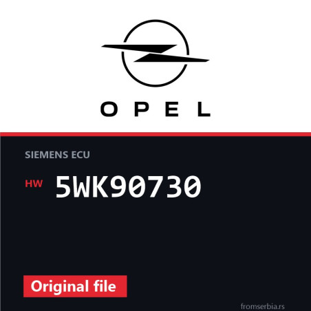 Opel Omega-B 5WK90730 original ECU file