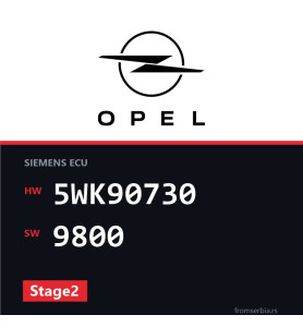 Opel Omega-B 5WK90730 9800 Stage2 tuning file