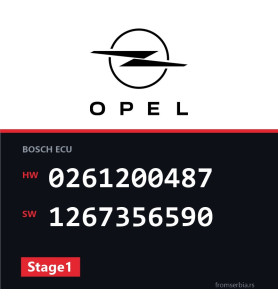 Opel Vectra-A 0261200487 1267356590 Stage1 tuning file