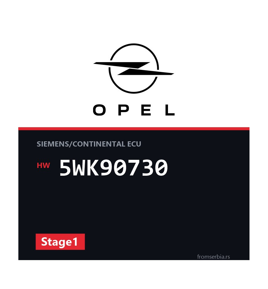 Opel Vectra-B 5WK90730 Stage1 tuning file