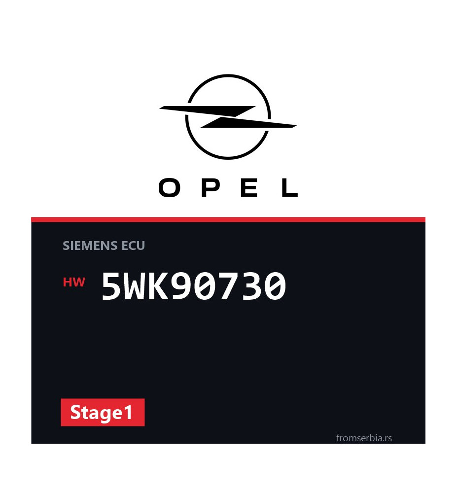 Opel Vectra-B 5WK90730 Stage1 tuning file