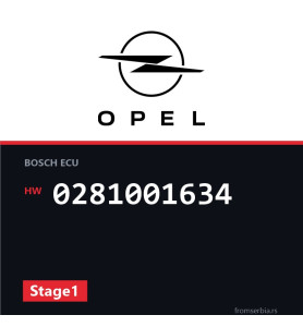 Opel Vectra-B 0281001634 Stage1 tuning file