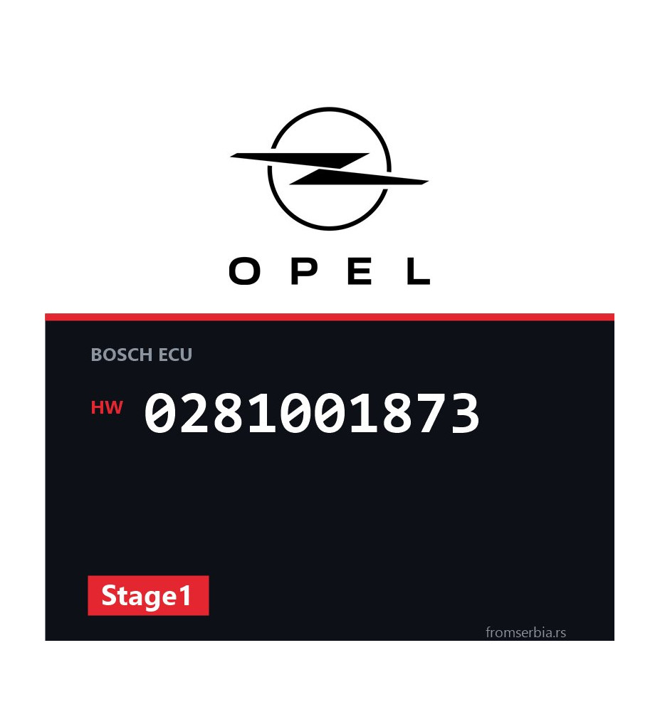 Opel Vectra-B 0281001873 Stage1 tuning file