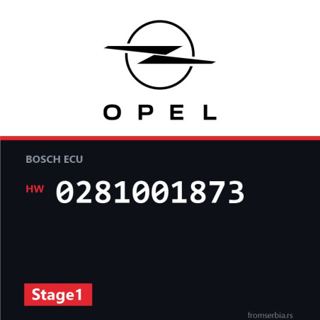 Opel Vectra-B 0281001873 Stage1 tuning file