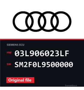 Audi A3 03L906023LF SM2F0L9500000 original ECU file