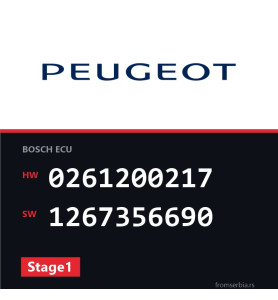 Peugeot 106 0261200217 1267356690 Stage1 tuning file