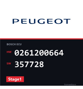 Peugeot 405 0261200664 357728 Stage1 tuning file