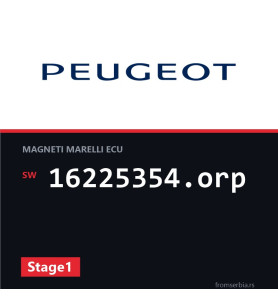 Peugeot 106 16225354.orp Stage1 tuning file