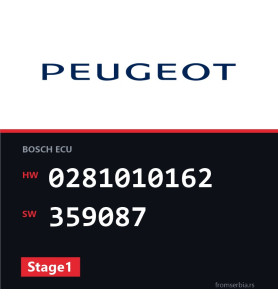 Peugeot 306 0281010162 359087 Stage1 tuning file