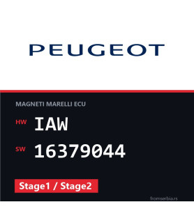Peugeot 206 IAW 16379044 Stage1 / Stage2 tuning file