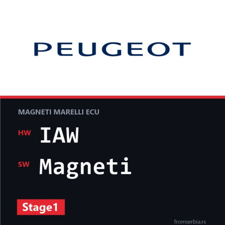 Peugeot 206 IAW Magneti Stage1 tuning file