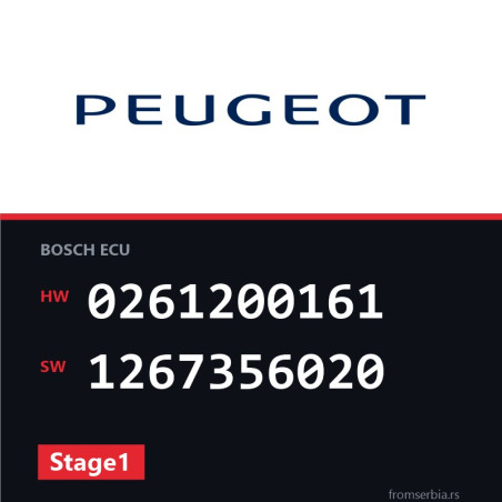 Peugeot 405 0261200161 1267356020 Stage1 tuning file