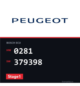 Peugeot 207 0281 379398 Stage1 tuning file
