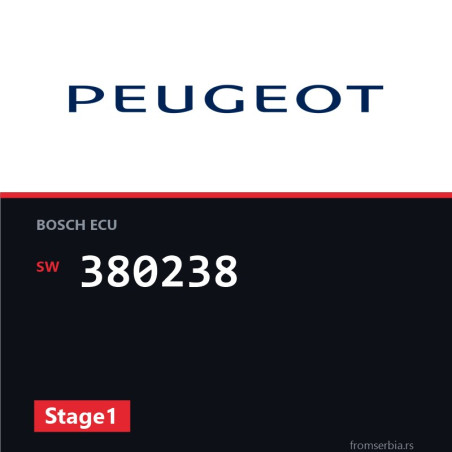 Peugeot 307 380238 Stage1 tuning file