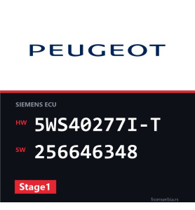 Peugeot 307 5WS40277I-T 256646348 Stage1 tuning file