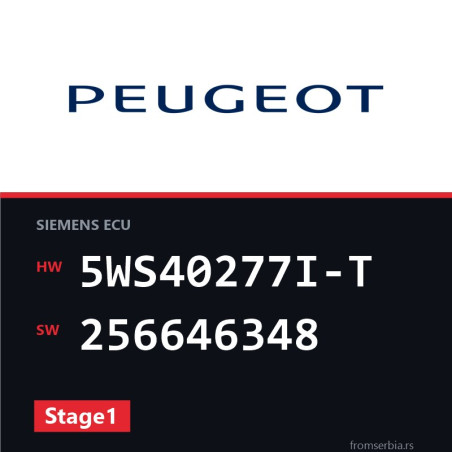 Peugeot 307 5WS40277I-T 256646348 Stage1 tuning file