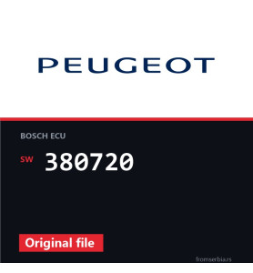 Peugeot 407 380720 original ECU file