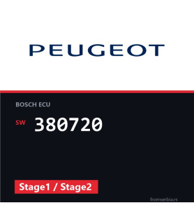 Peugeot 407 380720 Stage1 / Stage2 tuning file