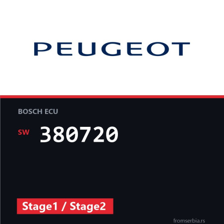 Peugeot 407 380720 Stage1 / Stage2 tuning file